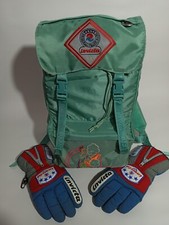 Mini zaino Invicta Verde USATO buono importato direttamente da Milano Italia!!!