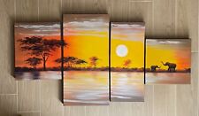 Canvas Africa Savana olio su tela