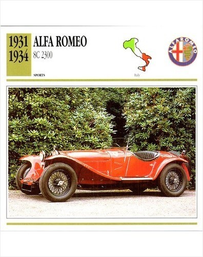 Alfa romeo 2300 1932 - alfa, 8c