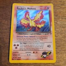 ROCKET'S MOLTRES 12/132 GYM HEROES CARTA POKEMON