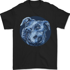 Pitbull cane portrait shirt - pitbull, t-shirt