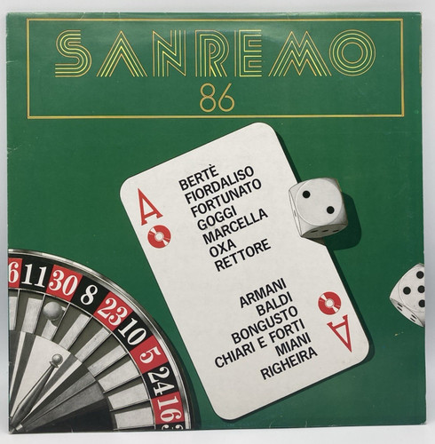 Various sanremo 86 - -,