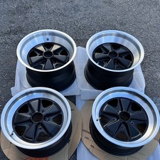 Porsche Fuchs 16" Rims Black