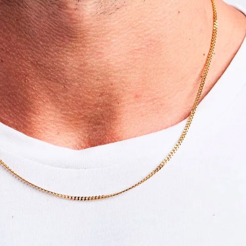 Catena maglia cubana - , mm