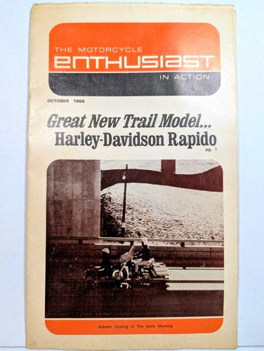 Vintage 1968 the motorcycle - 1968,
