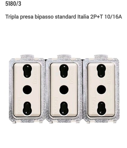 Bticino magic tripla presa - magic,