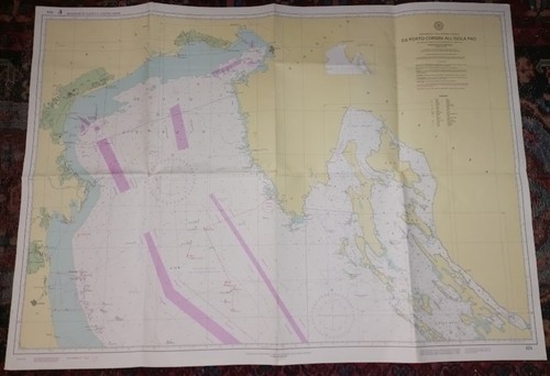 Carta mappa nautica porto - mappa,