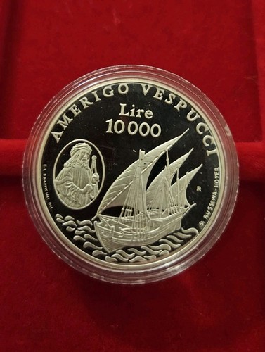 10000 lire argento - argento, 1995