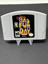 Nintendo 64 N64 CONKER'S BAD FUR DAY Rated M autentico maturo *PULITO E TESTATO*