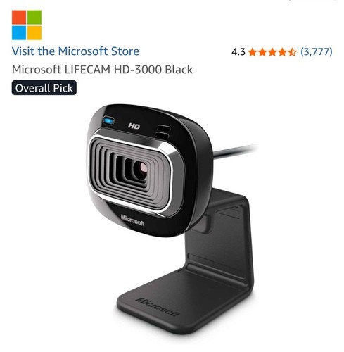 Microsoft lifecam 3000 720p - lifecam, hd-3000