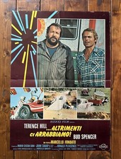 MANIFESTO POSTER MOVIE 2 CINEMA ALTRIMENTI CI ARRABBIAMO HILL SPENCER FILM CULT