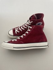 converse all star chuck taylor rosso effetto scamosciato 42.5