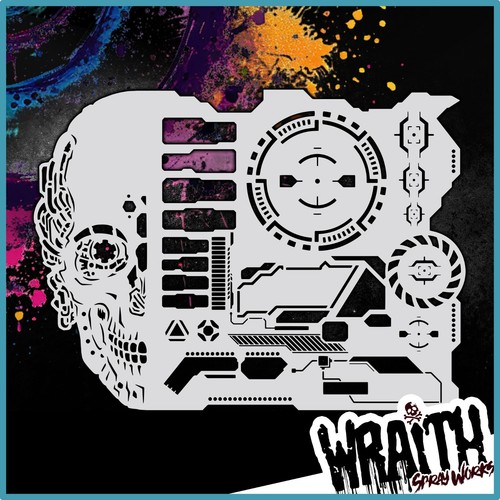 Terminate modello di stencil - -,