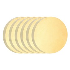 6Pcs Piastra Rotonda Ottone