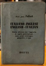 Dizionario Vintage tascabile Italiano - Inglese Jane Pulford BIETTI