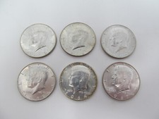 6 Kennedy Half Dollar Argento