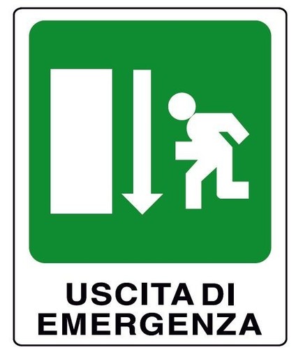 Adesivo segnaletica sicurezza - adesivo,