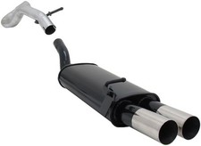 Terminale di Scarico Sportivo NOVUS 2x76 RL per VOLKSWAGEN Golf 4 (1J)