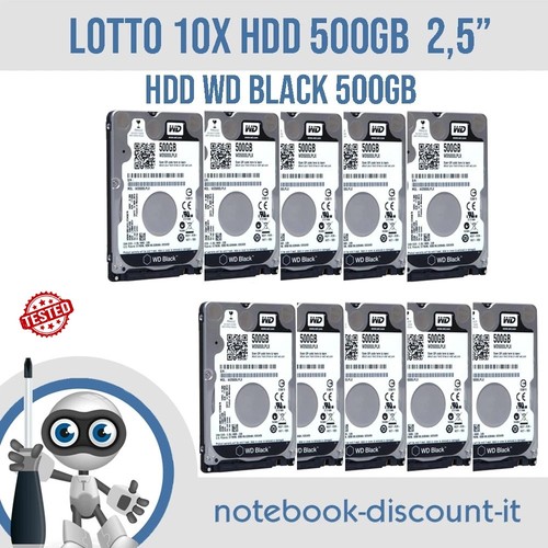 Lotto hdd western - hdd, 2,5"