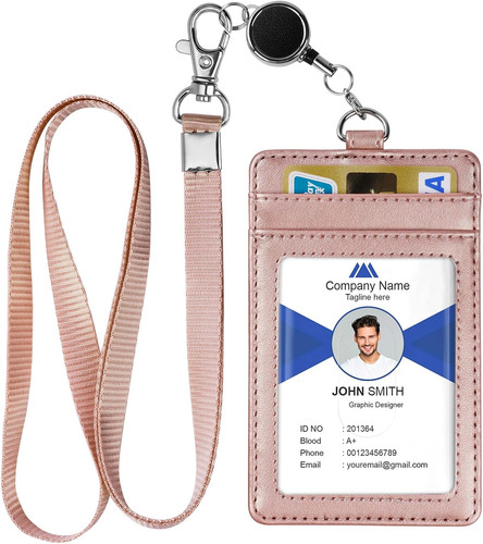 Porta badge pelle pu - badge,