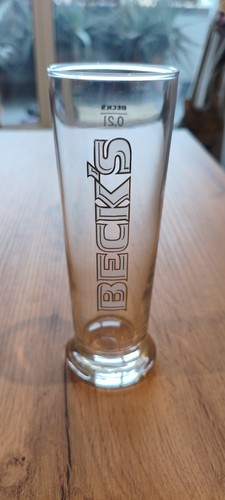 Bicchiere birra beck - bicchiere,
