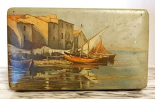 scatola metallica 17x10x4 cm amaretti BISCOTTI LAZZARONI SARONNO anni 50