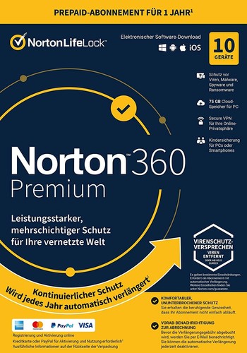 Norton security premium - premium, 10