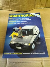 Rivista D'Epoca Quattroruote Mese Di Ottobre Del 1989