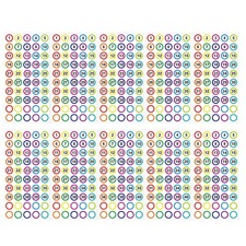 Sheets numeri adesivi - 20,