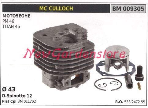 Cilindro pistone segmenti - , mc