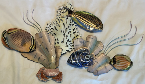Scultura parete vita marina - parete,