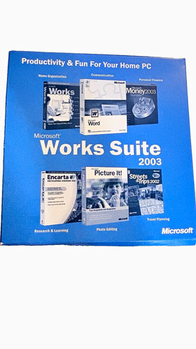 Microsoft works suite - microsoft, 2003