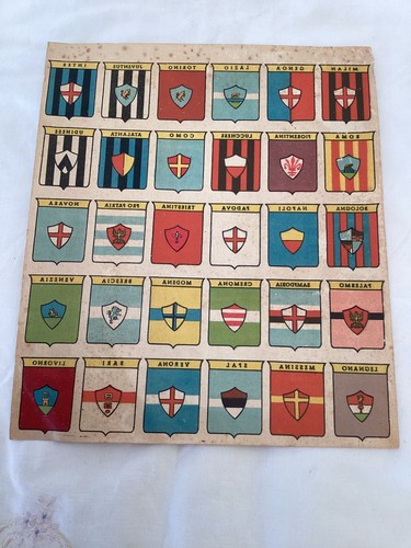 Raro foglio calcio anni - calcio,