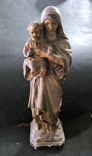 Antica statua in gesso madonna