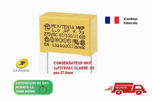Condensateur 1µf 275vac - ,