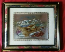 Dipinto in Rilievo Su Lastrina