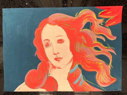 Andy warhol disegno - andy, su