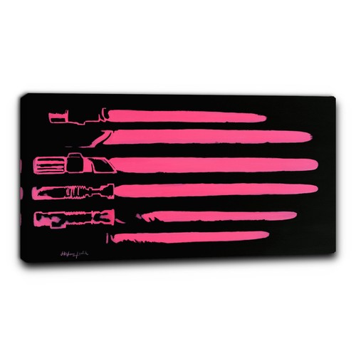 Nerdart quadro light sabers - light,