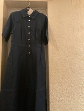 Abito Camicia Midi Denim