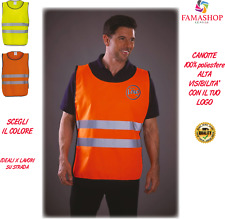 PETTORINE CANOTTE ALTA VISIBILITA' LAVORI STRADALI CARPENTERIE RIFLETTENTI