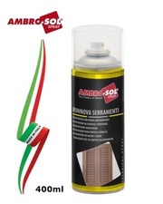 RINNOVA E LUCIDA SERRAMENTI SPRAY A BASE DI OLII X LEGNO ALLUMINIO E PVC 400ml