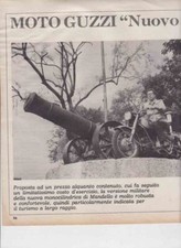 advertising TEST MOTO GUZZI NUOVO FALCONE 500 1970 MOTOITALIANE  MAXIMOTO EPOCA