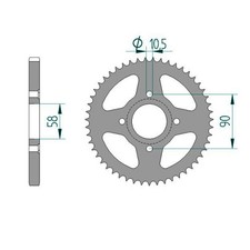 Pignone per Brixton BX 125 CBS