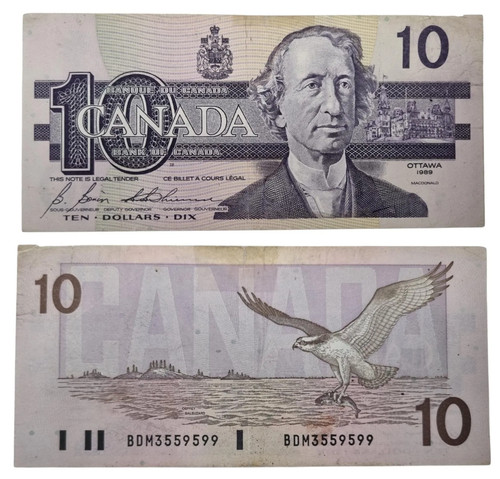 Canada dollari 1989 - dollari,,