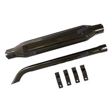 MARMITTA SILENZIATORE COMPLETO TRATTORE FIAT SERIE 66 465 466 665 680 CINGOLATI