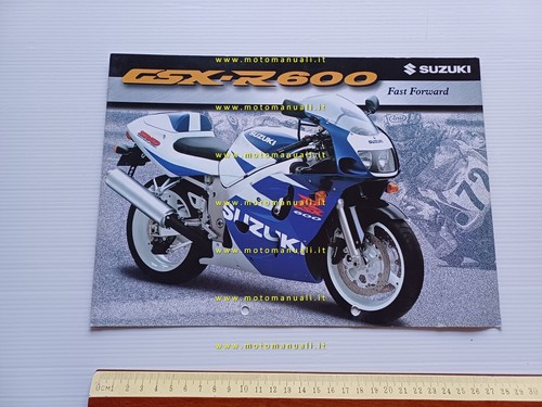 Suzuki gsx 600 1997 - 1997, depliant