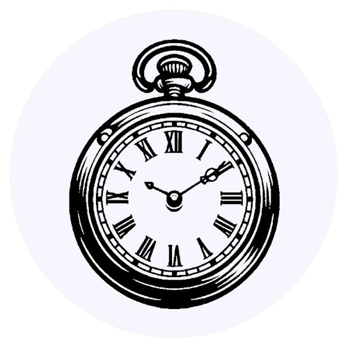 Adesivi orologio da tasca - adesivi,