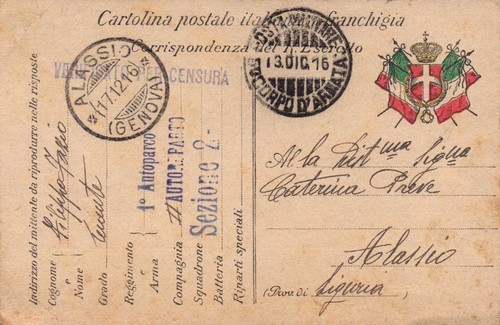 1916 franchigia - 13-12-1916, "