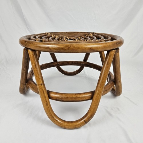 Poggiapiedi rattan ottomano