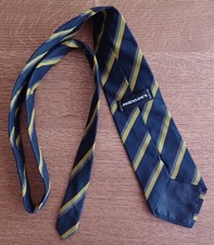 Cravatta regimental Johnson's, 100% seta. Fatta a mano in Italia. Sartoriale